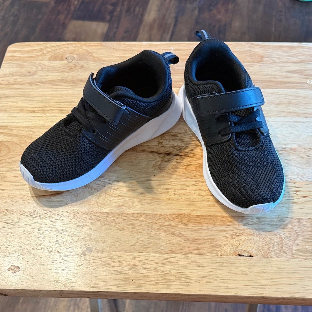 SIZE 11 Kids Black Sneakers, Children’s Place, worn once